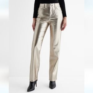 Express metallic pants